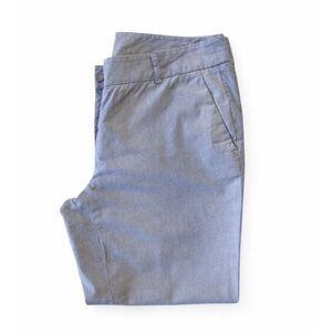 Seersucker Cropped Pants